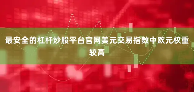 最安全的杠杆炒股平台官网美元交易指数中欧元权重较高