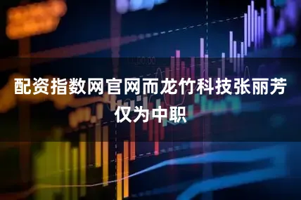 配资指数网官网而龙竹科技张丽芳仅为中职